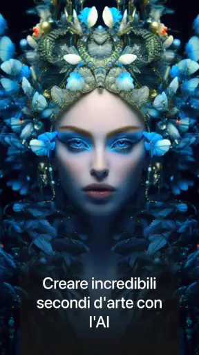 Generatore d'arte AI: disegno screenshot