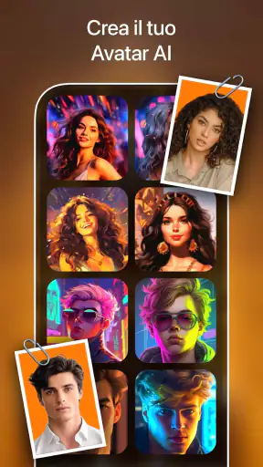Generatore d'arte AI: disegno screenshot