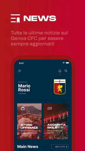 Genoa App Ufficiale screenshot