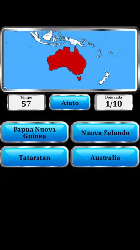 Geografia Mondiale - Gioco screenshot