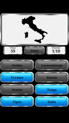Geografia Mondiale - Gioco screenshot