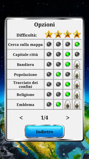 Geografia Mondiale - Gioco screenshot