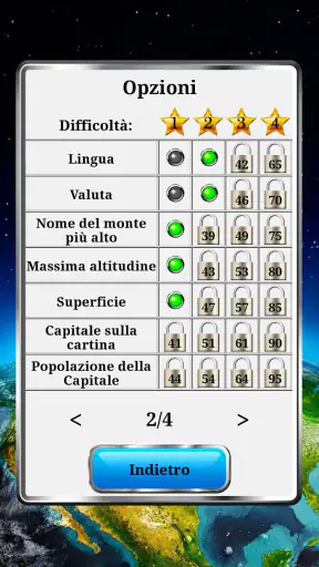 Geografia Mondiale - Gioco screenshot