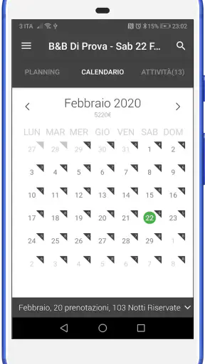 Gestione prenotazioni per B&B screenshot