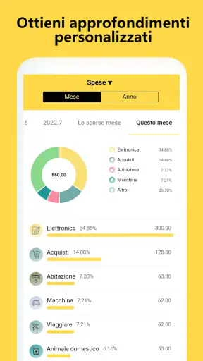 Gestore delle Finanze - spese screenshot