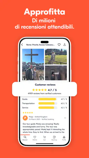 GetYourGuide: Tour e Biglietti screenshot