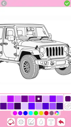 Giochi da colorare macchinine screenshot