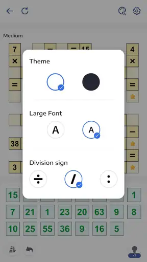 Giochi Matematici - Crossmath screenshot