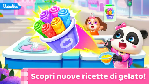 Gioco del Gelato Piccolo Panda screenshot