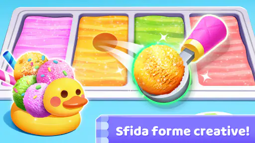 Gioco del Gelato Piccolo Panda screenshot