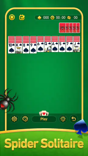 Gioco di Carte Solitario Ragno screenshot