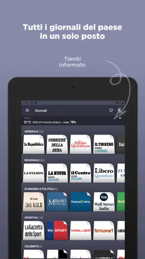 Giornali Italiani screenshot