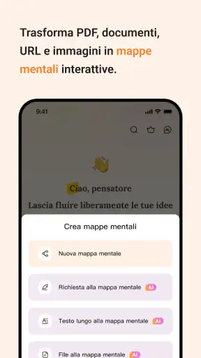 GitMind: Mappe Mentali dell'IA screenshot