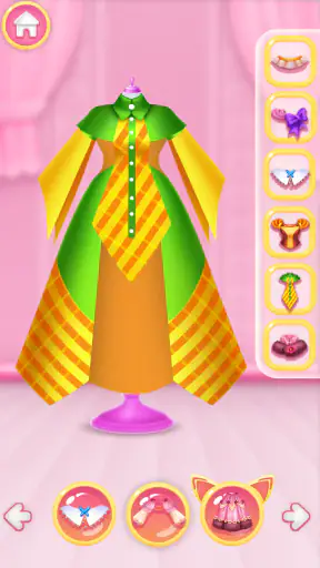 Glitter Dress Coloring Game screenshot