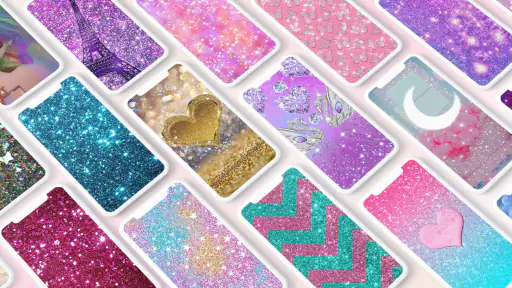 Glitter Wallpaper: Theme, Icon screenshot