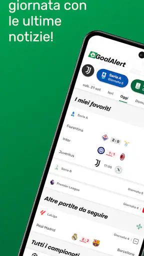 GoalAlert Risultati di calcio screenshot
