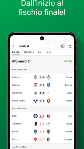 GoalAlert Risultati di calcio screenshot