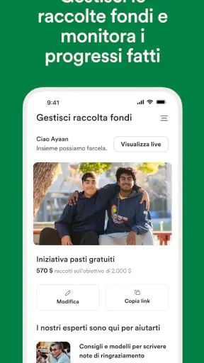 GoFundMe screenshot