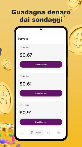 Golden Survey Guadagnare soldi screenshot