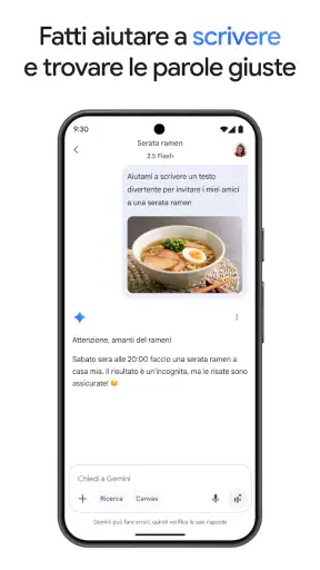 Google Gemini screenshot