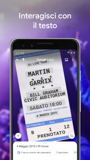 Google Lens screenshot