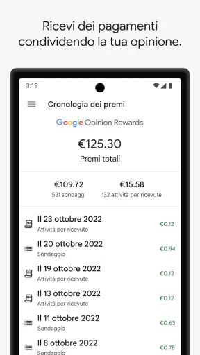 Google Opinion Rewards screenshot