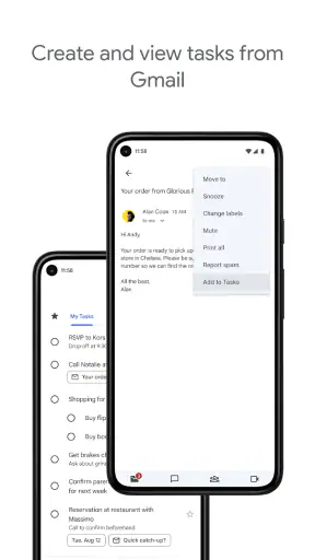 Google Tasks screenshot
