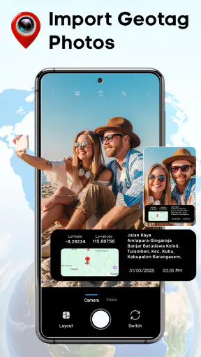 GPS Camera Map & Geotag Photos screenshot