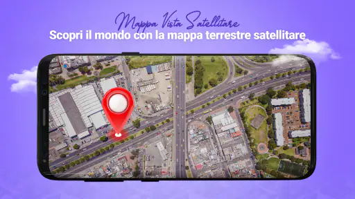 GPS Dal vivo Satellitare Mappa screenshot