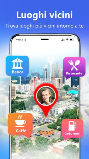 GPS satellitare vista: mappe screenshot