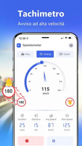 GPS satellitare vista: mappe screenshot