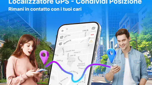 GPS Tracker: Condivisione screenshot