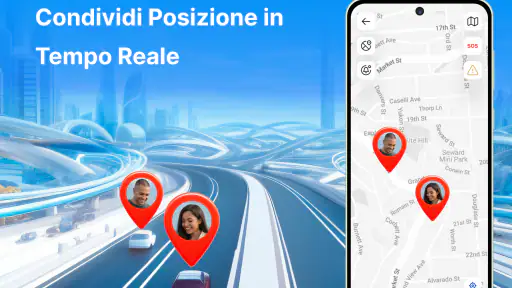 GPS Tracker: Condivisione screenshot