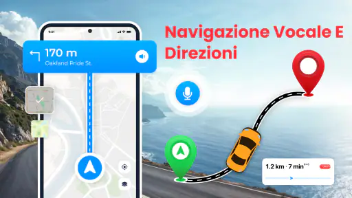 GPS Voce Navigazione Mappe screenshot