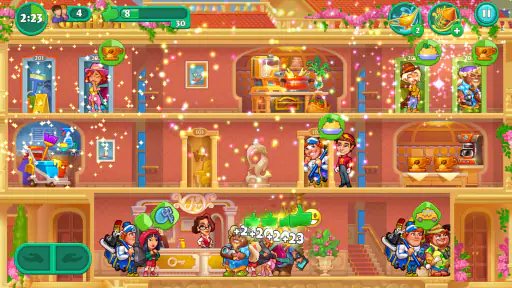 Grand Hotel Mania:Hotel giochi screenshot