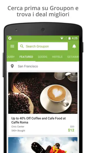 Groupon-Offerte Super Scontate screenshot