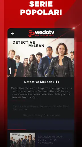 Guarda film e serie TV: wedotv screenshot