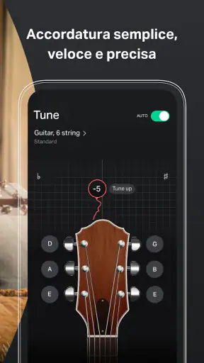 GuitarTuna: Accordatore, Tuner screenshot