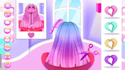 Hair Salon and Dress Up Girl screenshot