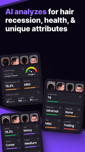 HairSnap Hair & Style Analysis screenshot