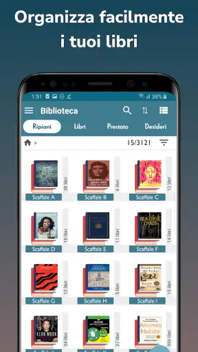 Handy Library: organizza libri screenshot
