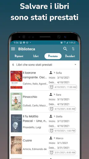 Handy Library: organizza libri screenshot