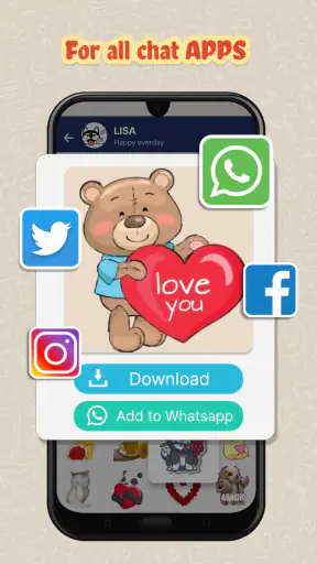 HD Sticker&Pack WAStickersApps screenshot