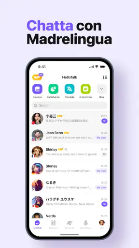 HelloTalk - Impara la Lingua screenshot