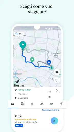 HERE WeGo Mappe e Navigazione screenshot