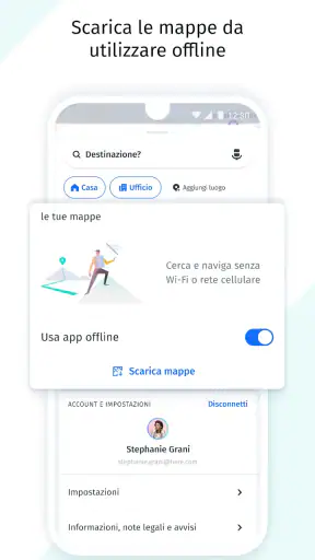 HERE WeGo Mappe e Navigazione screenshot