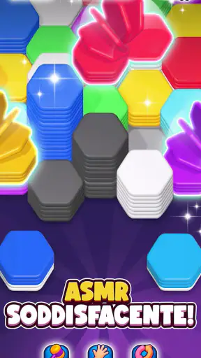 Hexa Sort screenshot
