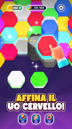 Hexa Sort screenshot