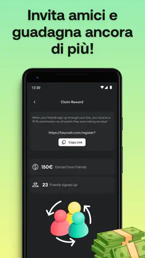 HeyCash: Sondaggi per Denaro screenshot