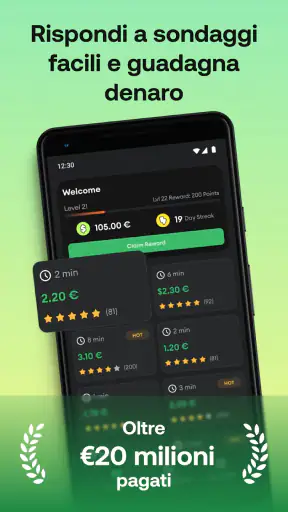 HeyCash: Sondaggi per Denaro screenshot
